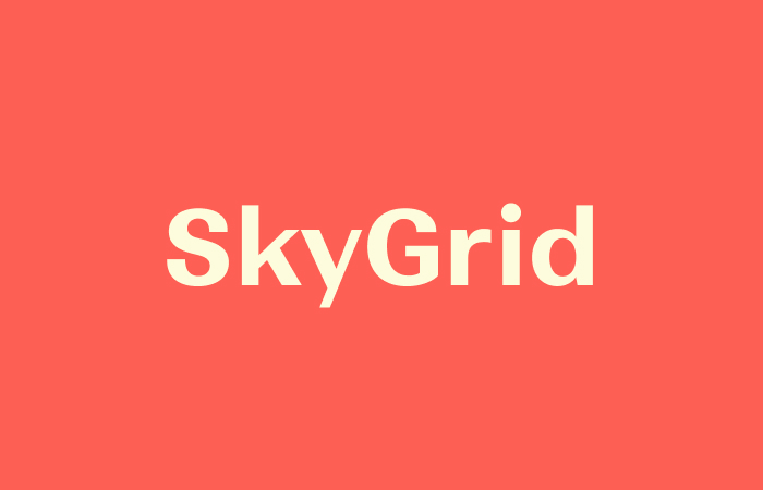 NameMaker Generated Logo Skygrid